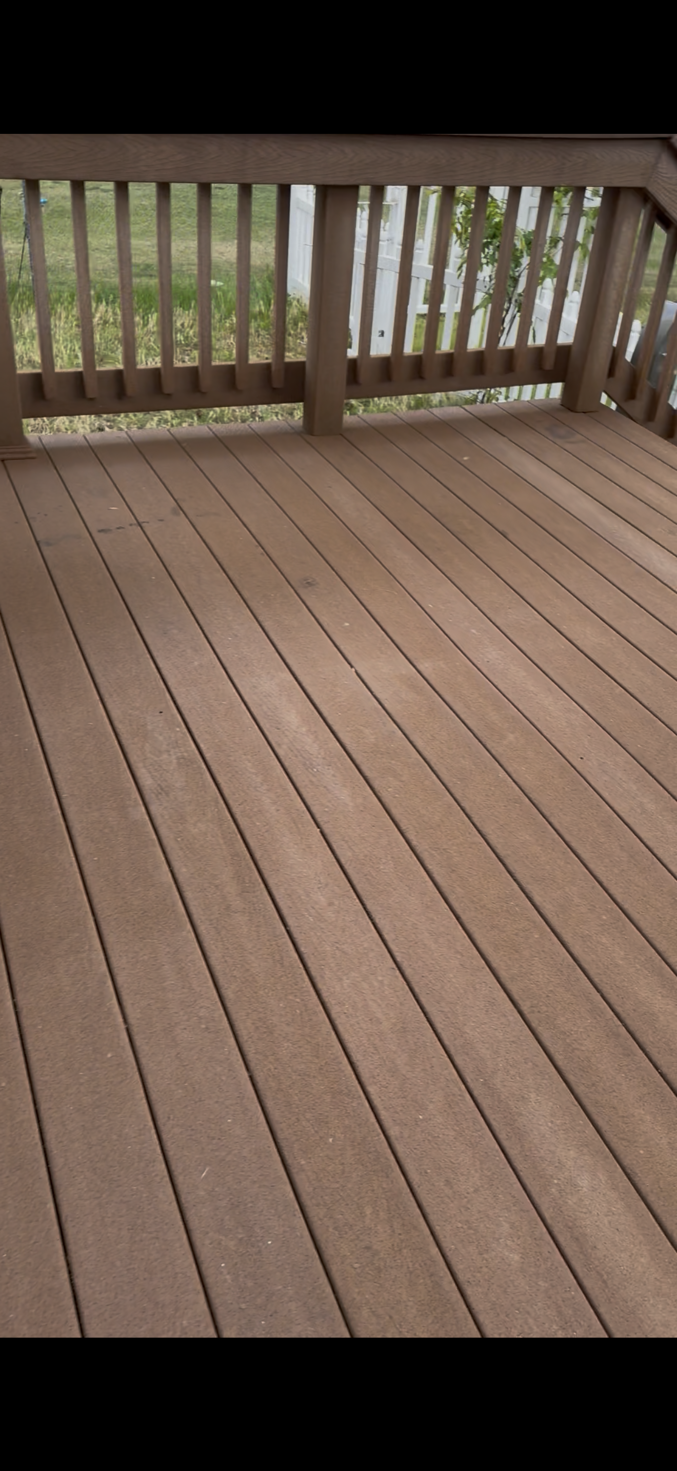 After deck cleaning Capital Region NY